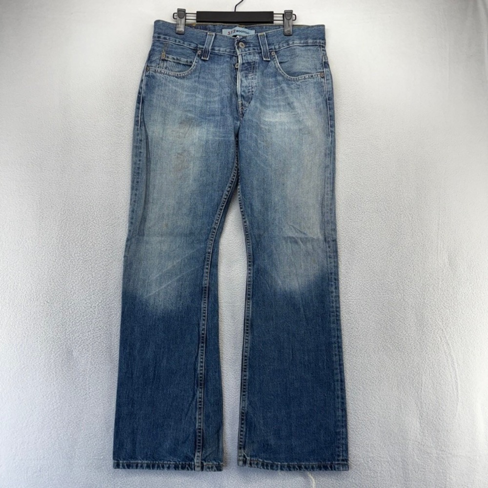 Vintage Levis Jeans Mens 31x32 Blue 512 Bootcut Denim Baggy y2k Dark Wash